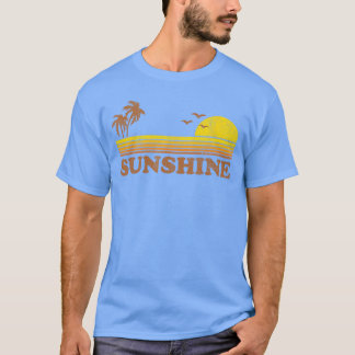 ヴィンテージ サンシャイン ビーチ レトロ サンセット 70年代 夏の休暇 Tシャツ