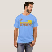 ヴィンテージ サンシャイン ビーチ レトロ サンセット 70年代 夏の休暇 Tシャツ (正面フル)