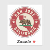 ヴィンテージ サンジョセイ、カリフォルニア ギフト シール (シート)