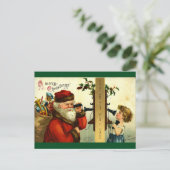 ヴィンテージ – サンタの電話 シーズンポストカード (スタンド正面)