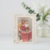 ヴィンテージ・サンタクリスマス シーズンポストカード (スタンド正面)