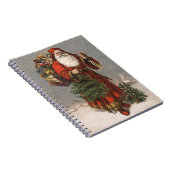 ヴィンテージ・サンタクリスマス ノートブック (右側)