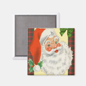 ヴィンテージ・サンタクリスマス マグネット (正面/裏面)