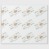 ヴィンテージ・サンタクリスマス ラッピングペーパー (フラット)