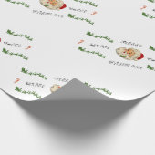 ヴィンテージ・サンタクリスマス ラッピングペーパー (角)