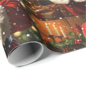 ヴィンテージ・サンタクリスマス ラッピングペーパー (ロールコーナー)