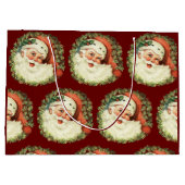 ヴィンテージ・サンタクリスマス ラージペーパーバッグ (裏面)