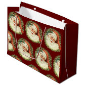 ヴィンテージ・サンタクリスマス ラージペーパーバッグ (正面アングル)