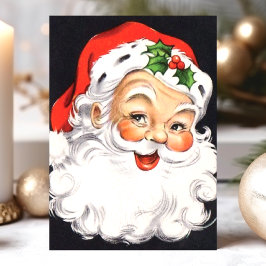 ヴィンテージ サンタクロースの顔 クリスマス