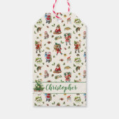 ヴィンテージ サンタクロース オーダーメイド クリスマス ギフトタグ (裏面)