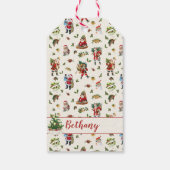 ヴィンテージ サンタクロース オーダーメイド クリスマス ギフトタグ (裏面)