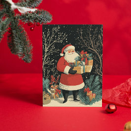 ヴィンテージ サンタクロース クラシックギフト クリスマス