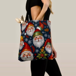 ヴィンテージ サンタクロース クリスマスコレクション トートバッグ
