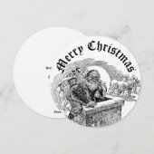 ヴィンテージ サンタクロース クリスマス (正面/裏面)