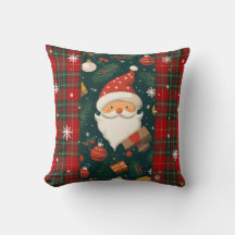 ヴィンテージ サンタクロース クリスマス クッションカバー