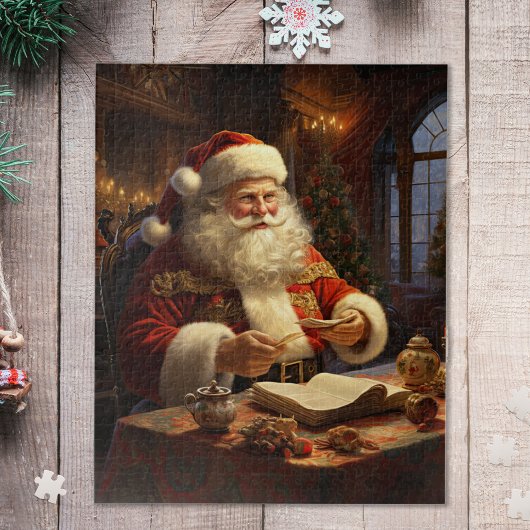 ヴィンテージ サンタクロース クリスマス ジグソーパズル