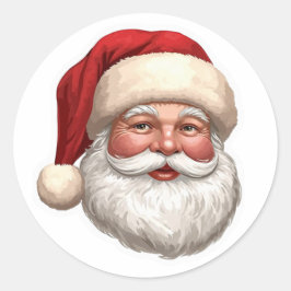 ヴィンテージ サンタクロース クリスマス ステッカー