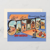 ヴィンテージ サンタフェ ポストカード (正面/裏面)