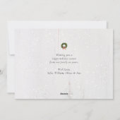 ヴィンテージ サンタ クリスマストレイン ノンフォト シーズンカード (裏面)
