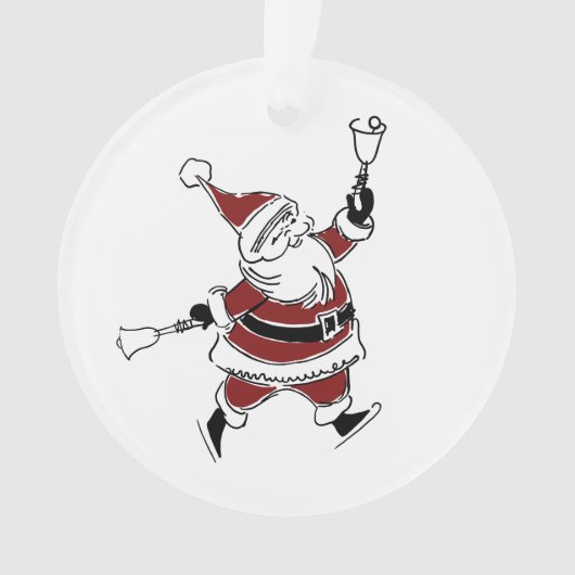ヴィンテージ サンタ クリスマス オーナメント  (正面)