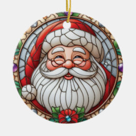 ヴィンテージ サンタ クリスマス セラミックオーナメント
