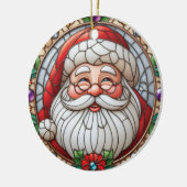 ヴィンテージ サンタ クリスマス セラミックオーナメント (左)