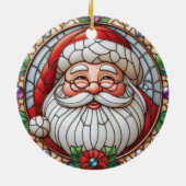 ヴィンテージ サンタ クリスマス セラミックオーナメント (裏面)
