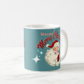 ヴィンテージ サンタ No. 4 - メリークリスマス コーヒーマグカップ (正面右)