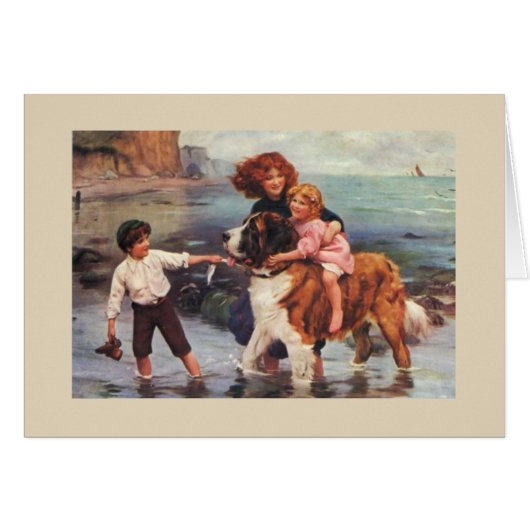 ヴィンテージ-サンベルナール峠とのビーチ日、 (正面横)