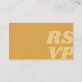 ヴィンテージ サン ウェディング インビテーション RSVP カード
