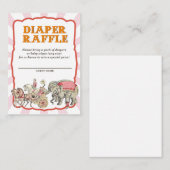 ヴィンテージ サーカス おむつくじチケット エンクロージャーカード (正面/裏面)