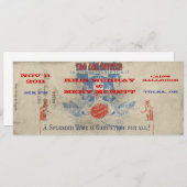 ヴィンテージ サーカス インビテーション (正面/裏面)