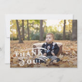 ヴィンテージ サーカス フォト ありがとうカード サンキューカード (正面)