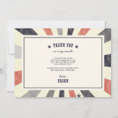 ヴィンテージ サーカス フォト ありがとう カード (裏面)