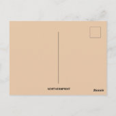 ヴィンテージ・サービングパイin感謝祭 ポストカード (裏面)