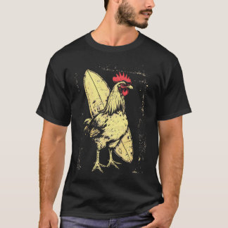 ヴィンテージ サーフィン ニワトリ Tシャツ