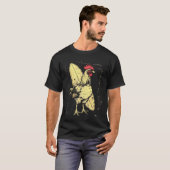ヴィンテージ サーフィン ニワトリ Tシャツ (正面フル)