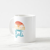 ヴィンテージ サーフィン バリ島 インドネシア コーヒーマグカップ (正面左)