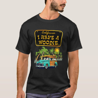 ヴィンテージ サーフィン パシフィック オーシャン サーフボード ステーション ワゴン Tシャツ