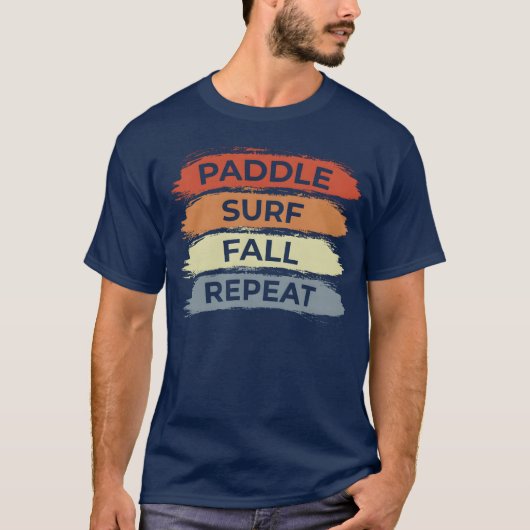 ヴィンテージ サーフィン 名言 少年 Tシャツ (正面)