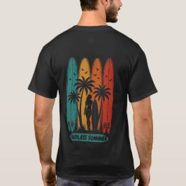 ヴィンテージ サーフボード エンドレス サマー バックプリント Tシャツ