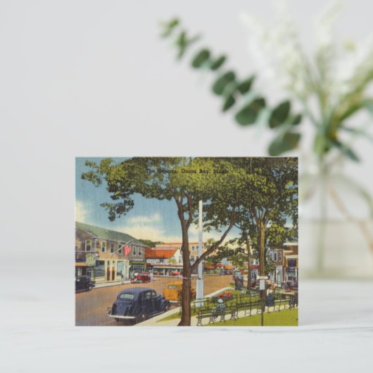 ヴィンテージ、ザスクエア、オンドンベイ、メイン ポストカード (スタンド正面)