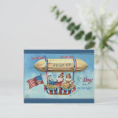 ヴィンテージ·ザ·デイ·祝ウ·7月4日 ポストカード (スタンド正面)