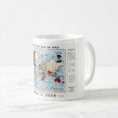 ヴィンテージ·ザ·ブリティッシュ·エンパイアが世界地図に広がる コーヒーマグカップ (正面右)