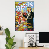 ヴィンテージ・ザ・ミステリアス・ダンテのポスター ポスター (ホームオフィス)