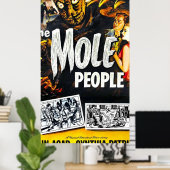 ヴィンテージ・ザ・モグラ・ピープル・ホラー映画 ポスター (ホームオフィス)