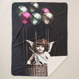 ヴィンテージ シェルパブランケット