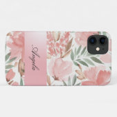 ヴィンテージ シャビーシック 水彩 花々 Case-Mate iPhoneケース (裏面(横))