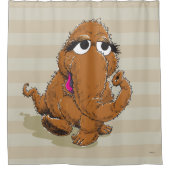 ヴィンテージ シャワーカーテン (正面)