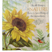 ヴィンテージ シャワーカーテン (正面)